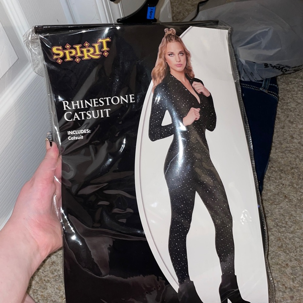 Rhinestone full bodysuit